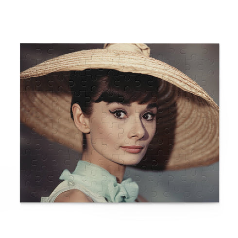 Audrey Hepburn Tribute Jigsaw Puzzle - Piece Together Elegance & Charm Iconic Hollywood Star - 500 Pieces