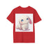 Chubby Cinnamoroll Cartoon Tee in Charcoal Cotton for Summer Fashion.