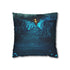 Bioluminescent Vines on a Ghost Bridge Double-Sided Square Cushion Cover