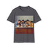 Iconic Friends Cast Tee in Charcoal S, Regular Fit Cotton T-Shirt