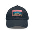White cotton baseball cap with Great Barrier Reef coral patch.