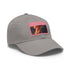 FirePeak Volcano Cap in White with Light Brown Patch, Rectangle Shape