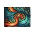 Fractal Dreamscape Blanket: Infinite Nature Patterns, Mother's Day Gift, Sublimation