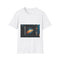Retro Synthwave Cosmos VHS Graphic Unisex Softstyle T-Shirt – Prints With Passion (View 1)