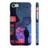 Retro 8-bit gaming phone case, iPhone 7/8 Plus, glossy design.