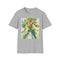 Charcoal cotton T-shirt with fierce Broly, Legendary Super Saiyan graphic
