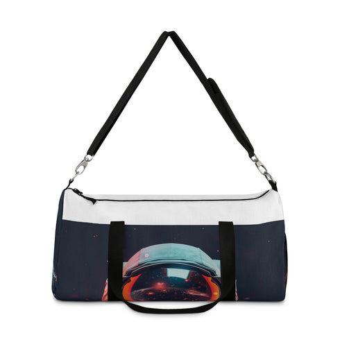Space theme Galactic Explorer Small Duffel Bag with all-over print design