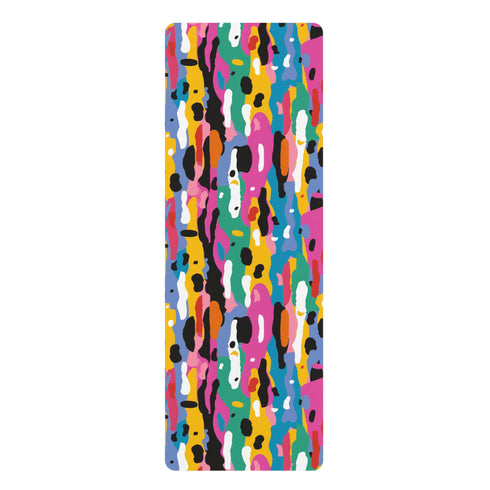 Vibrant Abstract Yoga Mat
