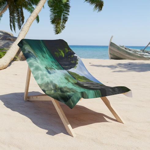 it will keep you dry and comfortable all day long. Dont miss out on this must-have accessory for your next tropical getaway. Purchase yours today! Stay dry in style with this beautiful El Nido Palawan hotels beach towel. Luxuriate in the beauty of Palawan Island with this stunning beach accessory. Perfect for a day at the beach or by the pool