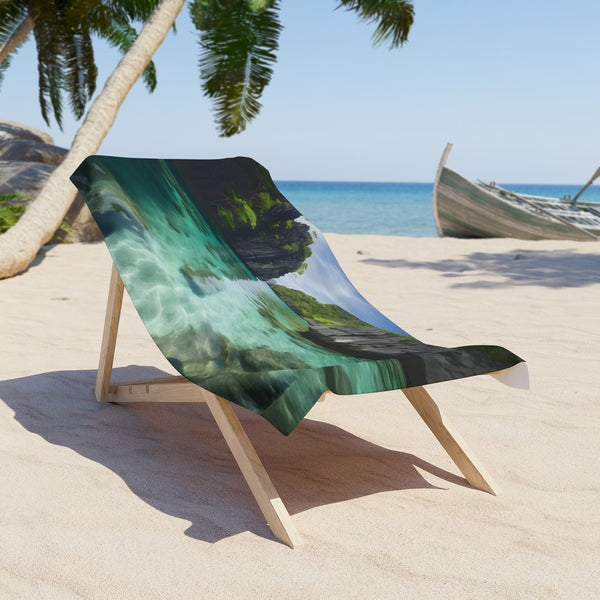 it will keep you dry and comfortable all day long. Dont miss out on this must-have accessory for your next tropical getaway. Purchase yours today! Stay dry in style with this beautiful El Nido Palawan hotels beach towel. Luxuriate in the beauty of Palawan Island with this stunning beach accessory. Perfect for a day at the beach or by the pool