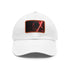 Dark Side Vader Sith baseball cap in white with light brown patch.