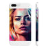 Neon watercolor phone case for iPhone 7/8 Plus, glossy finish.
