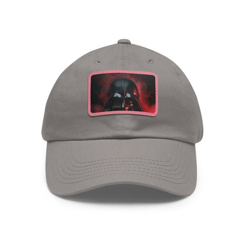 Dark Side Dominator Baseball Cap in White with Light Brown Patch