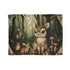 Enchanting woodland creatures blanket for cozy sleep in 30x40 size.
