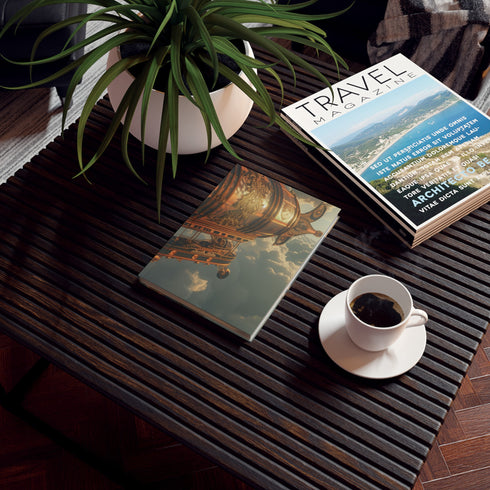 Airship Chronicles Steampunk Adventure Journal - High-quality, versatile, and stylish. Perfect for all seasons. Makes a great gift. Start your high-flying tales today!