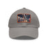 Watercolor New York City Subway map baseball cap, white with light brown patch