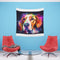 Beagle Beauty: A Tapestry of Curiosity | Wall Tapestry | All Over Print, AOP, Decor, Halloween, Home & Living, Home Decor, Indoor, Spring Essentials, Sublimation, Tapestry | Prints with Passion