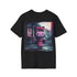 Kuromi x Hello Kitty Charcoal Tee: Cotton crew neck regular fit shirt.