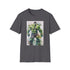 Charcoal cotton crew neck T-shirt featuring Hulk graphic for men and women