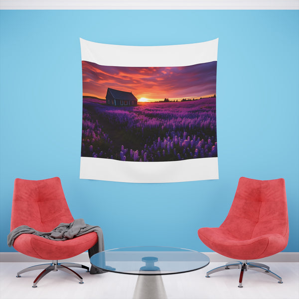 Tapestry of Dutch Flower Fields - Vibrant Nature Art, Perfect Gift - 34 x 40 or 57 x 57 Sizes