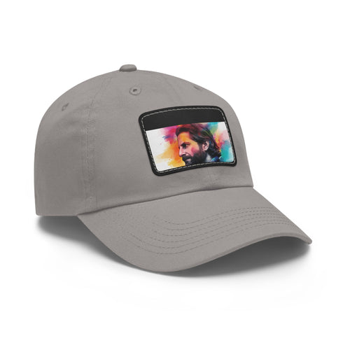Neon Dreams Bradley Cooper Watercolor Cap in White with Light Brown Patch