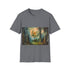 Galactic Adventure Tee Endor Moon Charcoal T-shirt Regular Fit Cotton