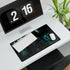 Holographic Jungle Ruins Neon Spirits Gaming XXL Extended Desk Mat - View 7 | Prints With Passion