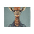 Quirky Giraffe Style Blanket: Cool giraffe design on cozy blanket.