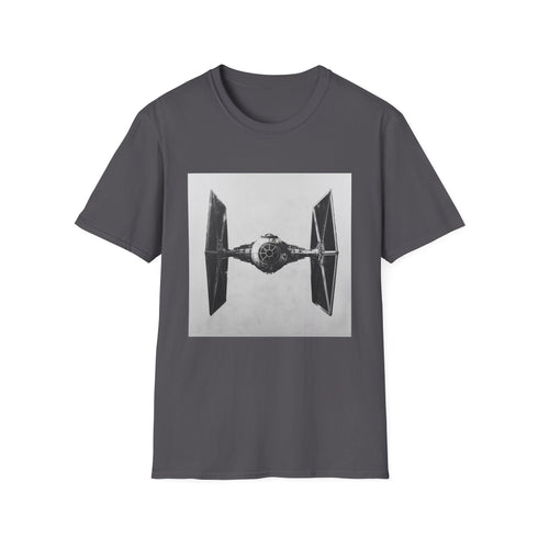 Star Wars Tie Fighter Charcoal T-Shirt for Men and Women