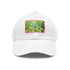Summer Breeze Watercolor Foliage Cap