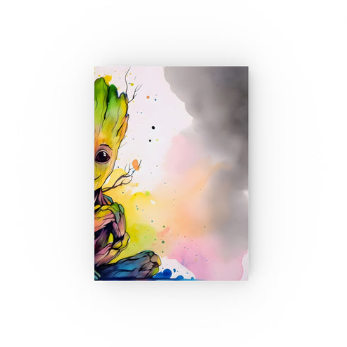 Neon Baby Groot Journal for Movie Quotes and Sketching - High-Quality and Versatile, Perfect Gift!
