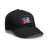 Vibrant neon watercolor Ronaldo cap with light brown rectangle patch.