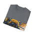 Vibrant bumblebee watercolor tee in Charcoal; perfect for nature & art lovers.