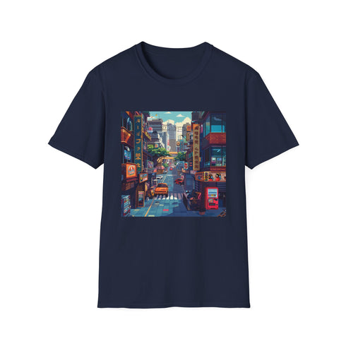 Vintage video game vibes tee in charcoal color and regular fit.