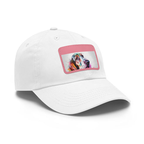 Basset Hound BowWow Cap in White with Light Brown Patch