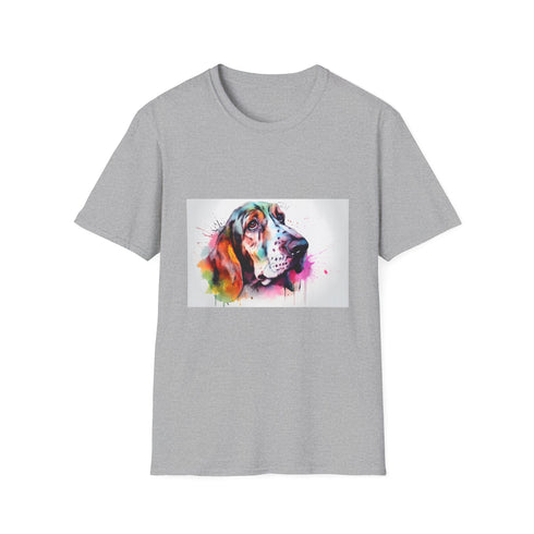 🐾 Basset Hound Adventure: A Watercolor Journey of Curiosity and Joy