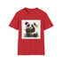 Panda Picnic Bamboo-Filled Charcoal T-Shirt, Regular Fit, Crew Neck