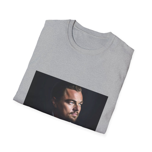 Charcoal cotton crew neck T-shirt with captivating icon and regular fit design