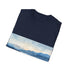 Alaska Bliss Watercolor Tee in Charcoal, Crew Neck, Regular Fit.