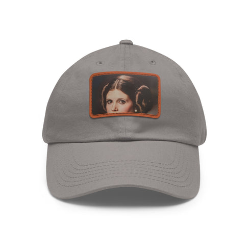 Galactic Princess Leia embroidered baseball cap with iconic Star Wars logo.