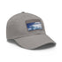 White frostbite flex cap with light brown patch - perfect for sunny adventures.