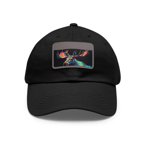Wild and Beautiful Moose Watercolor Baseball Cap