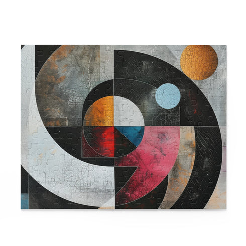 Geo Abstract Puzzle Collection - Intricately crafted geometric shapes jigsaw puzzle for hours of entertainment and mental stimulation, perfect for all puzzle enthusiasts