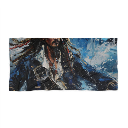 these towels are perfect for lounging in the sun or drying off after a swim. Embrace your inner pirate and stand out on the beach with these unique and eye-catching towels.