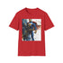 Homelander T-Shirt in Charcoal, Superhero Graphic, Regular Fit, Crew Neck