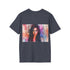Charcoal watercolor tee with Kim Kardashian graphic soft cotton regular fit