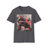 Charcoal crew neck T-shirt with Darth Maul illustration and regular fit