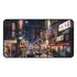 Tokyo Night desk mat with city skyline under starry sky - workspace decor