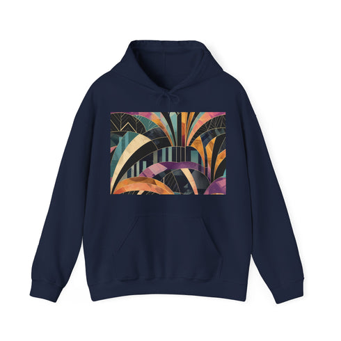Unisex Hoodie Abstract Art Deco