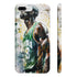 Intense basketball-themed glossy phone case for iPhone 7 & 8 Plus.